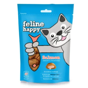 Feline Happy Salmon Cat Treats - VETIQ