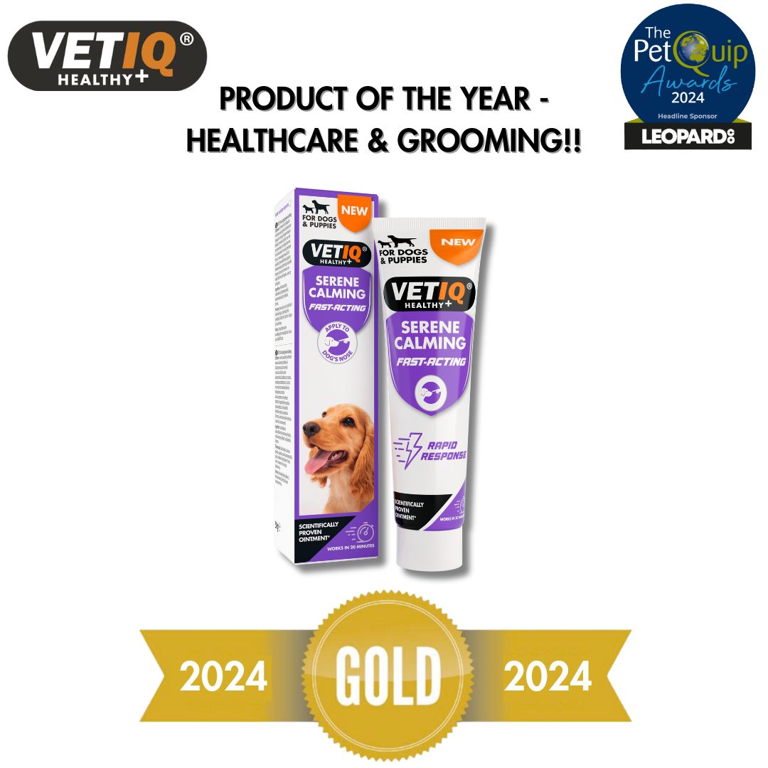 VETIQ Serene Calming Ointment Wins Product Of The Year At 2024 PetQuip Awards - VETIQ (2)